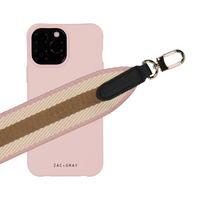 PINK + TAN STRIPE PATTERNED STRAP