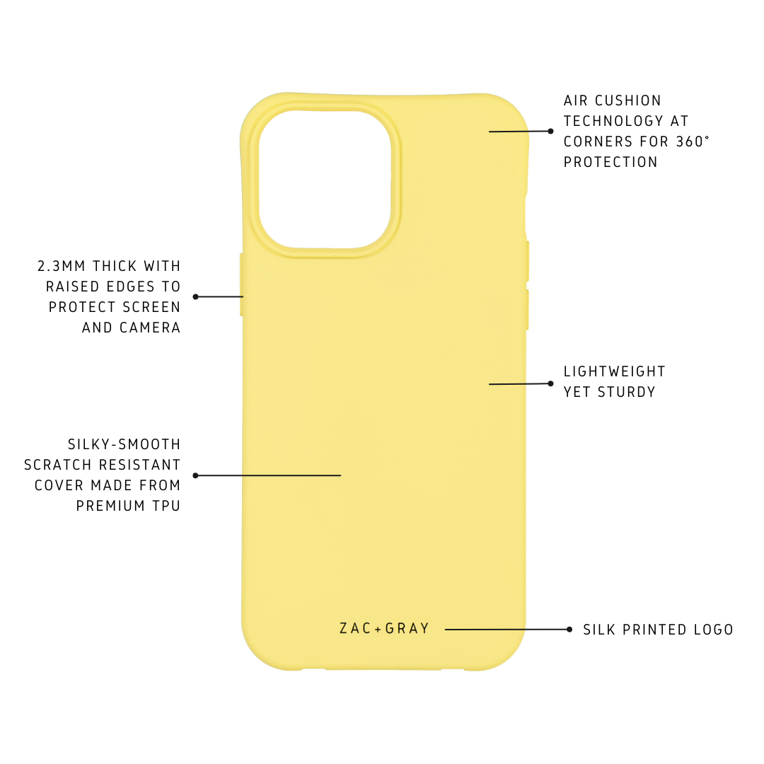 iPhone 14 SUNSHINE YELLOW CASE + CORD