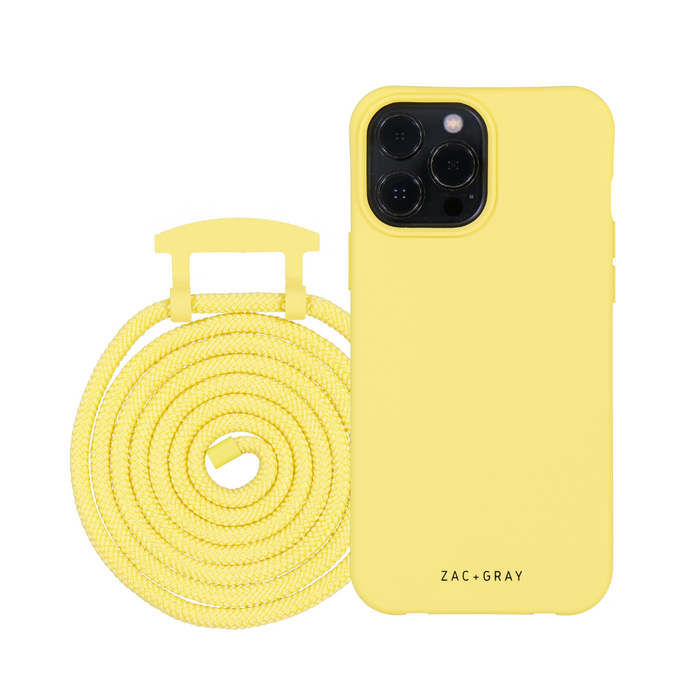 iPhone 12 Mini SUNSHINE YELLOW CASE + CORD