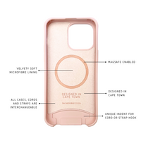 iPhone 16 Pro Max ROSÉ PINK CASE + CORD - MAGSAFE