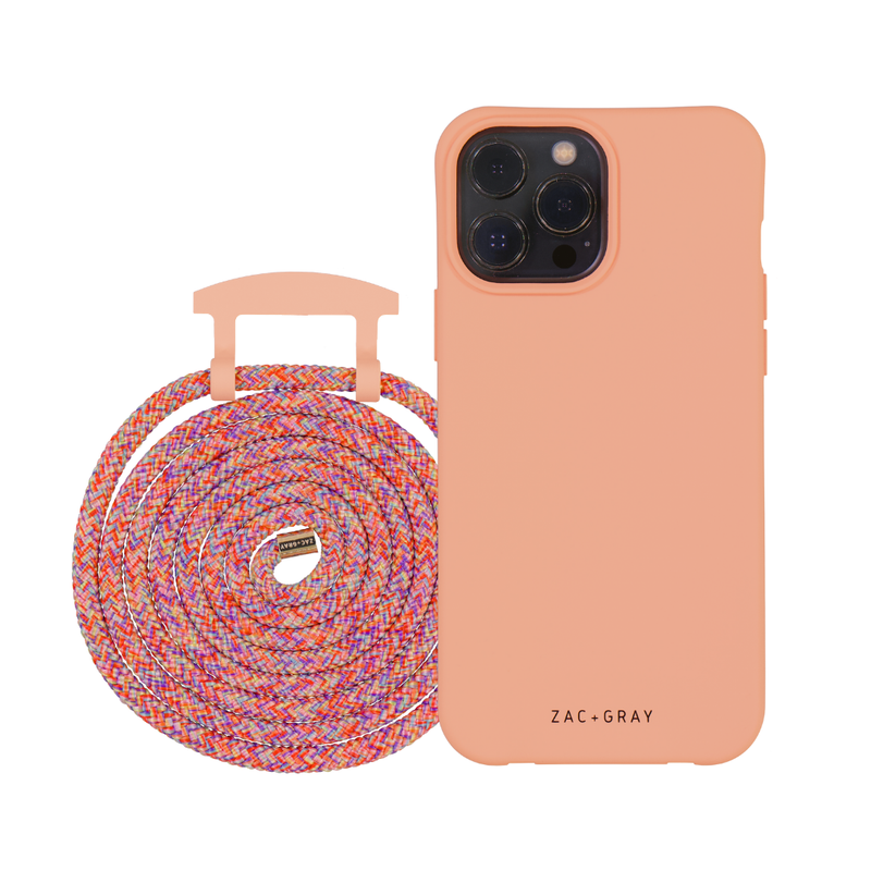 iPhone 13 SUNSET CORAL CASE + CORD