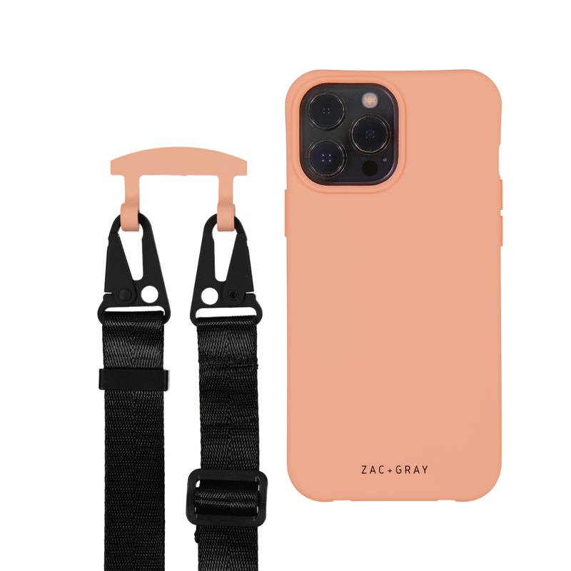 iPhone 12 Mini SUNSET CORAL CASE + CORD