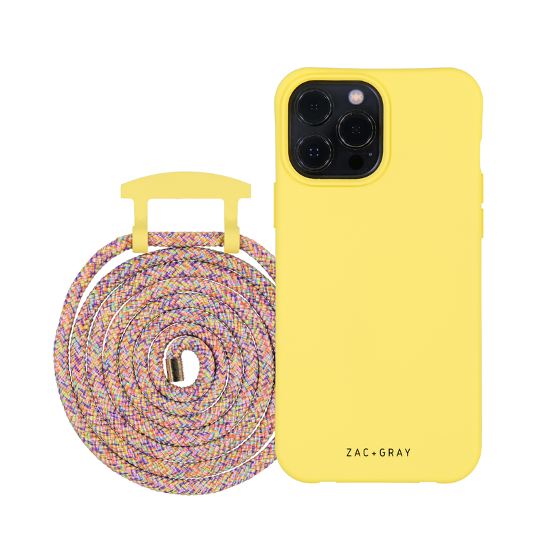 iPhone 13 Mini SUNSHINE YELLOW CASE + CORD