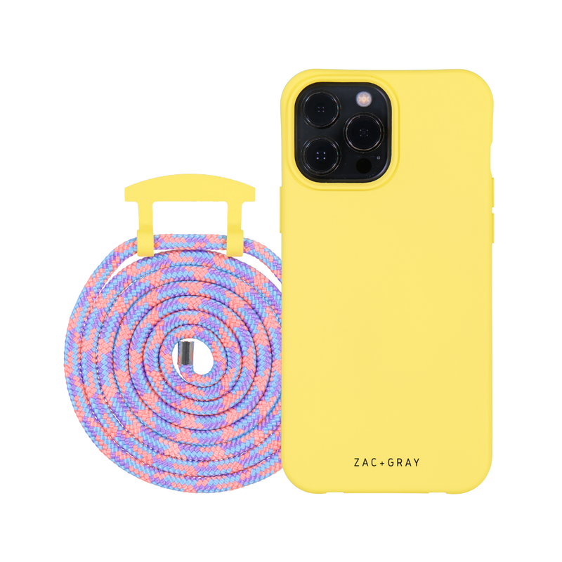 iPhone 12 Pro Max SUNSHINE YELLOW CASE + CORD