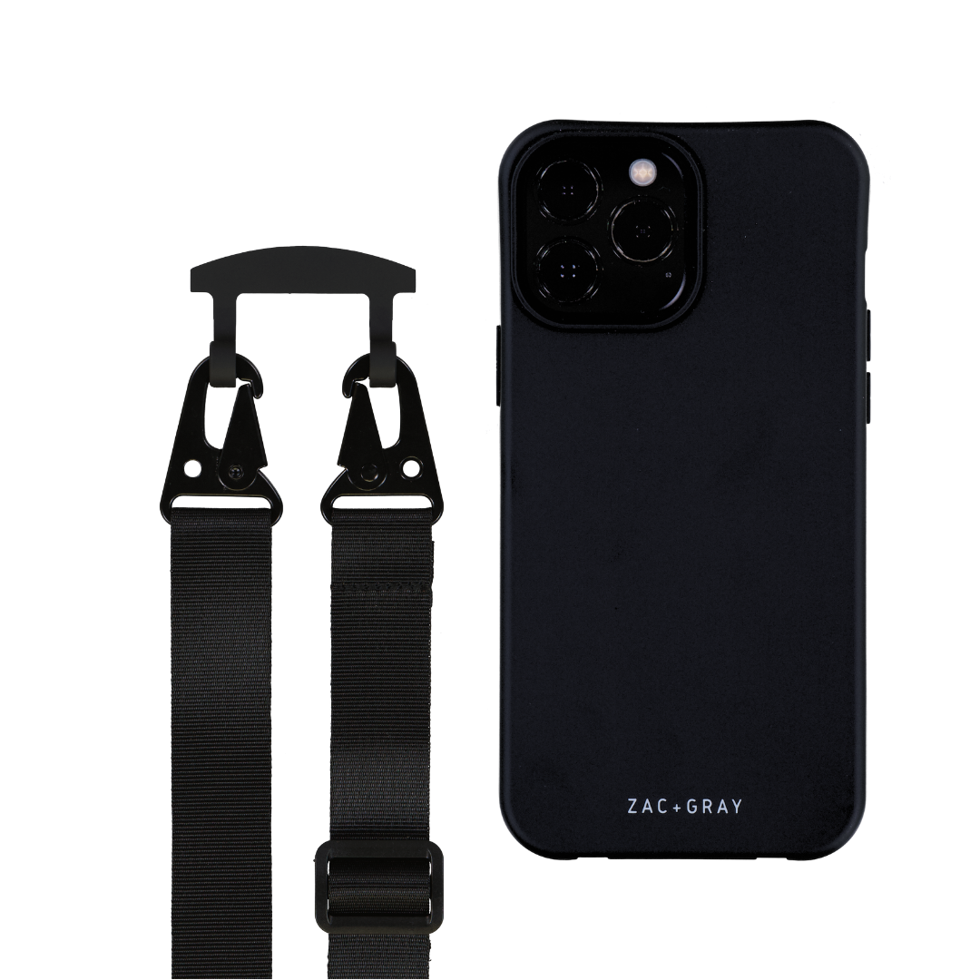 iPhone 12 and 12 Pro MIDNIGHT BLACK CASE + CORD - MAGSAFE