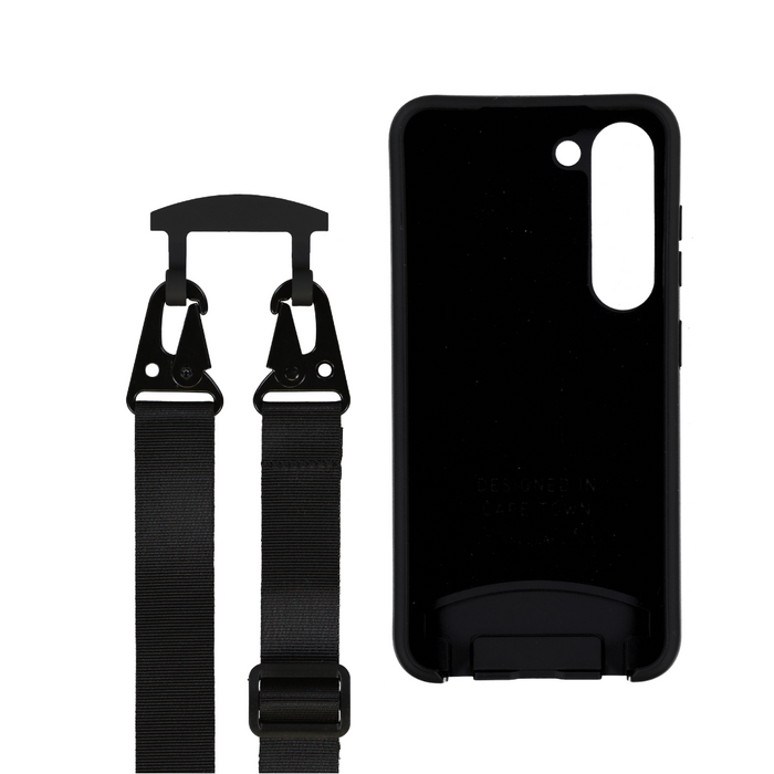 Samsung S23 MIDNIGHT BLACK CASE + MIDNIGHT BLACK STRAP