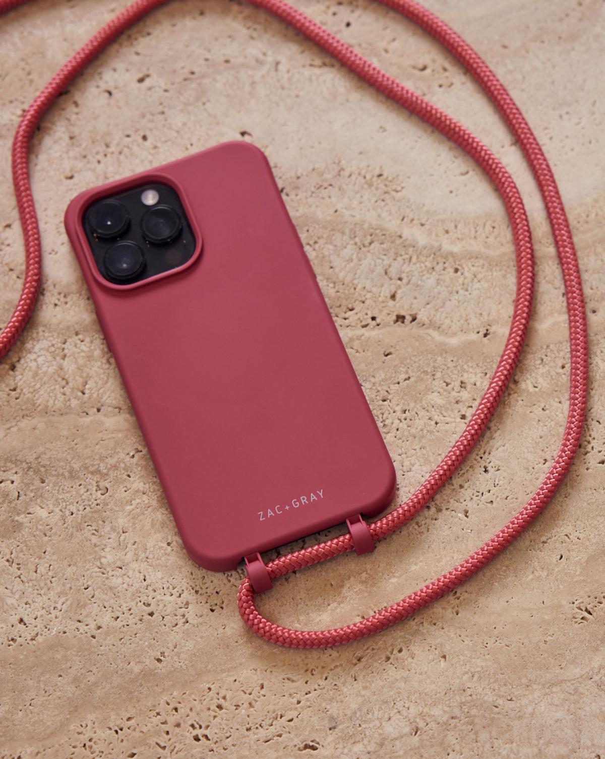 Samsung S24 Plus RASPBERRY RED CASE + RASPBERRY RED CORD