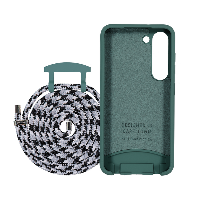 Samsung S23 TIDAL TEAL CASE + GLACIER CORD