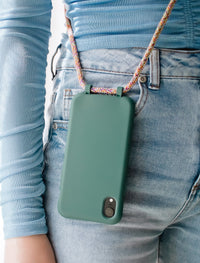 Samsung S24 Plus TIDAL TEAL CASE + RAINBOW CORD