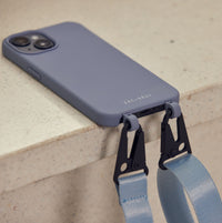 Samsung S23 Plus BLUE FOG CASE + SKY BLUE STRAP