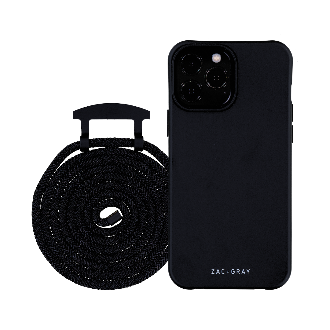 iPhone 12 Pro Max MIDNIGHT BLACK CASE + CORD - MAGSAFE