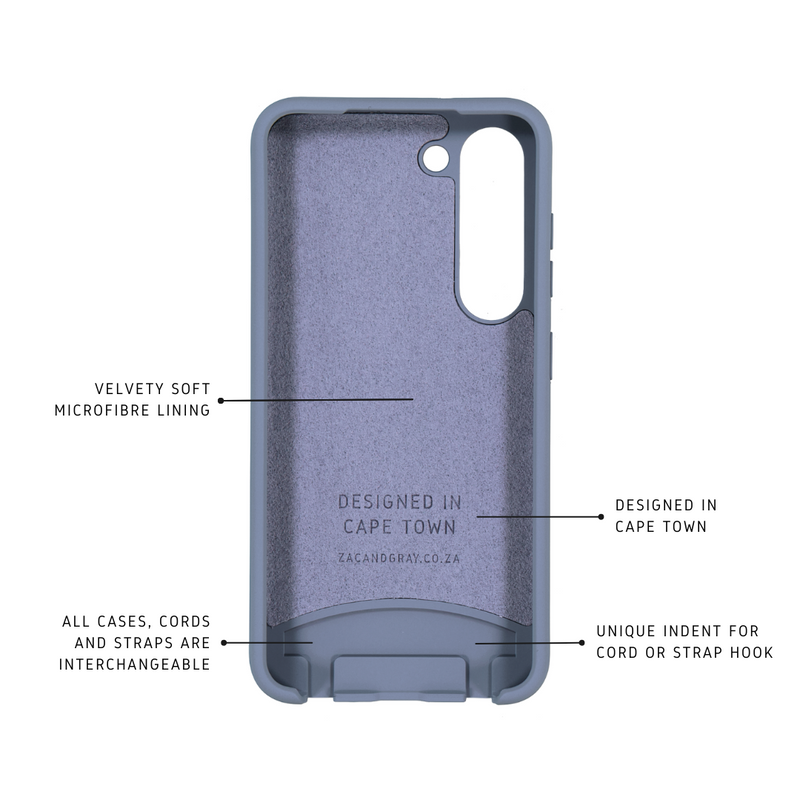 Samsung S23 Plus BLUE FOG CASE + SKY BLUE STRAP