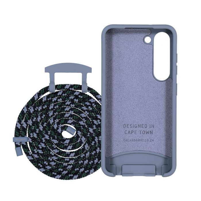 Samsung S23 BLUE FOG CASE + OCEAN CORD