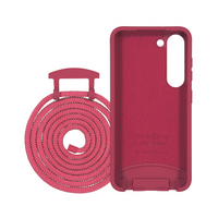 Samsung S24 Plus RASPBERRY RED CASE + RASPBERRY RED CORD