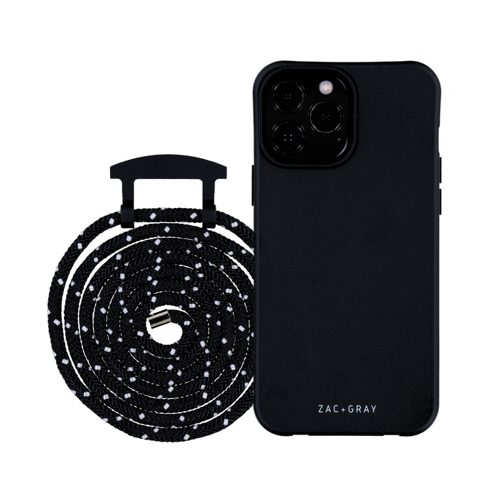 iPhone 12 Pro Max MIDNIGHT BLACK CASE + CORD - MAGSAFE