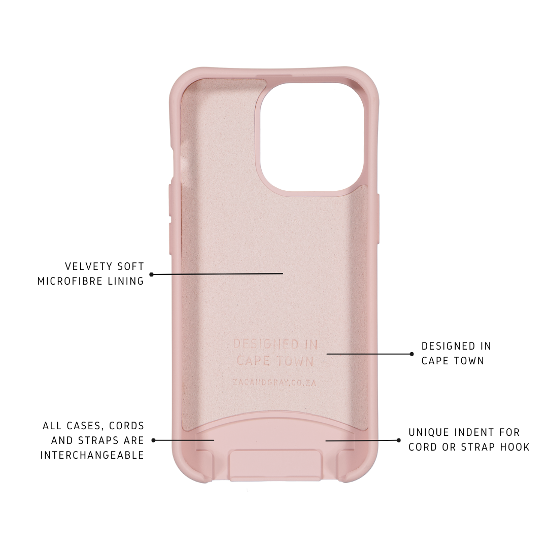 iPhone 12 Pro Max ROSÉ PINK CASE + CORD