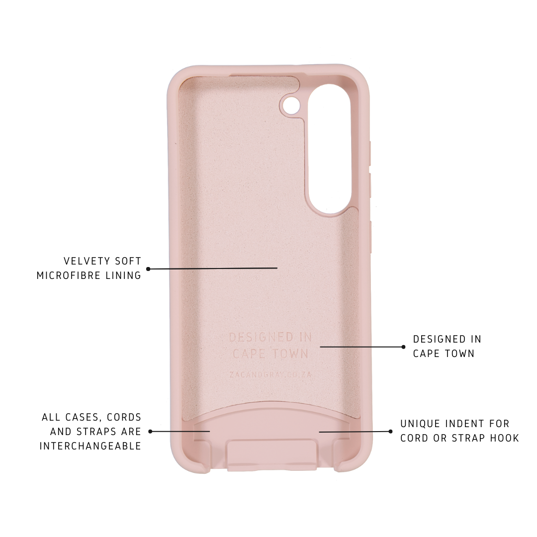 Samsung S23 Plus ROSÉ PINK CASE + ROSÉ PINK CORD