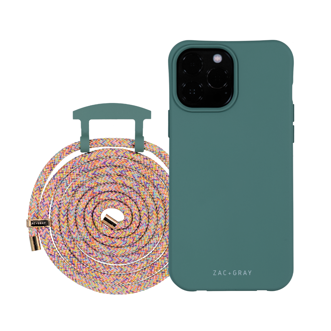 a phone case with a cable attached to it